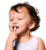 Tandborstning barn
